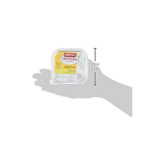 animonda INTEGRA PROTECT Sensitive Huhn Pur (16 x 100 g), Katzen Diätfutter bei Futtermittelallergie, sensitives Katzenfutter für allergische Katzen, Katzennassfutter ohne Getreide
