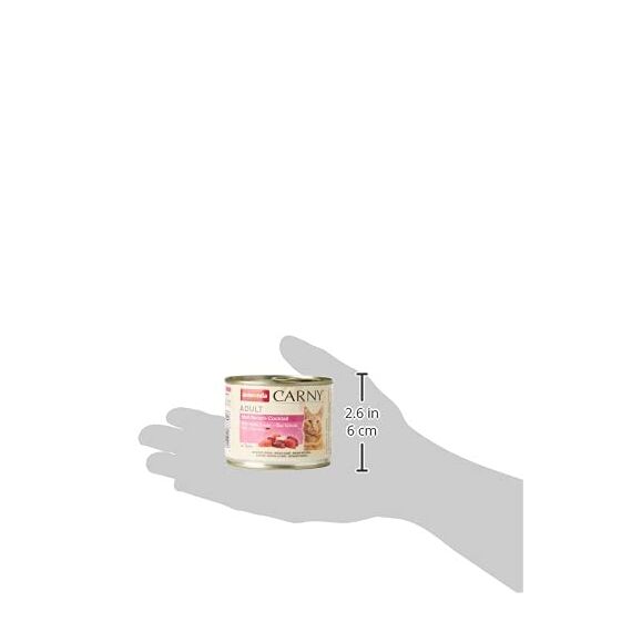 animonda Carny Katzen Nassfutter Multifleischcocktail (6 x 200g), getreidefreies Katzen Nassfutter ohne Zucker, mit frischen fleischigen Zutaten