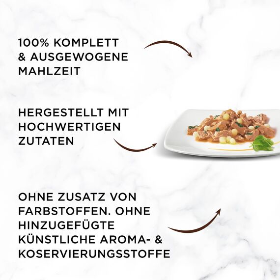 Gourmet A la Carte Katzenfutter nass, Sorten-Mix, 60er Pack (60 x 85g)