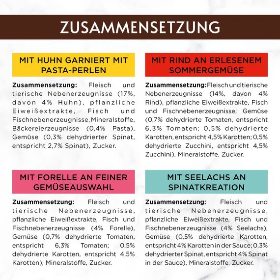 Gourmet A la Carte Katzenfutter nass, Sorten-Mix, 60er Pack (60 x 85g)