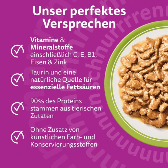 Whiskas Senior 7+ Katzennassfutter Gemischte Auswahl in Sauce, 48 Portionsbeutel, 12x85g (4er Pack) – Hochwertiges Katzenfutter nass, für Katzen ab 7 Jahren und älter