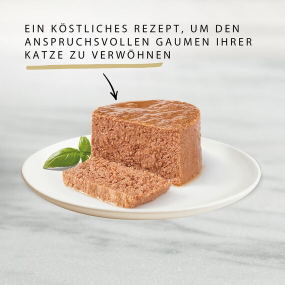 Gourmet Gold Feine Pastete Katzenfutter nass, Sorten-Mix, 12er Pack (12 x 8 Dosen à 85g)
