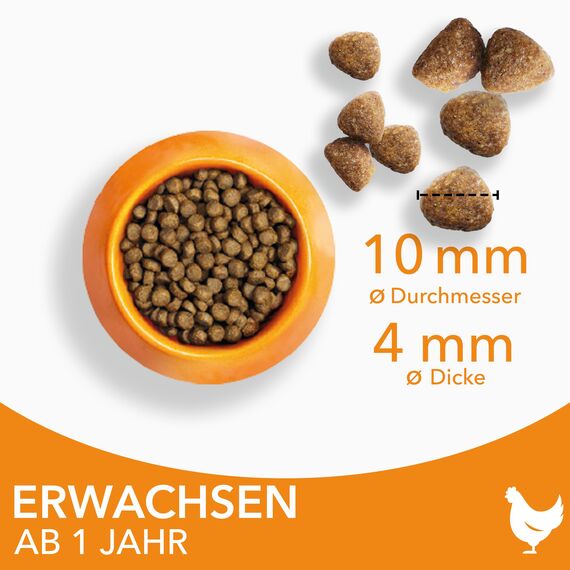 IAMS Katzenfutter trocken mit Huhn - Trockenfutter für Katzen im Alter von 1-6 Jahren, 3 kg