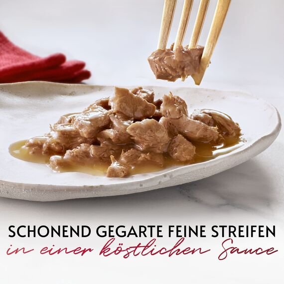Gourmet Mon Petit Intense Katzenfutter nass, Geflügel-Variationen, 8er Pack (8 x 6 Beutel à 50g)
