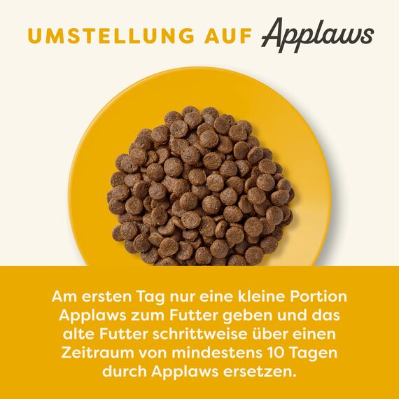 Applaws getreidefreies Katzentrockenfutter mit Huhn für ausgewachsene und reife Katzen, natürlich und vollständig (1x 7,5kg Packung)