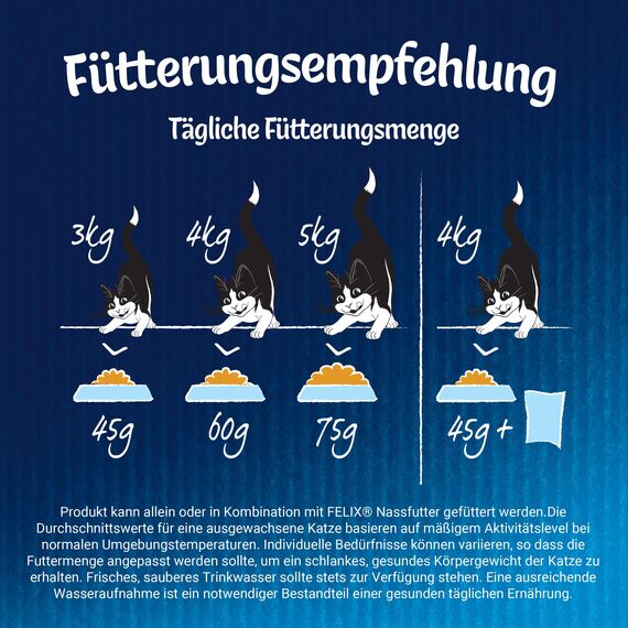 Felix Countryside Sensations Katzenfutter trocken, mit Rind und Huhn, 1er Pack (1 x 4kg)