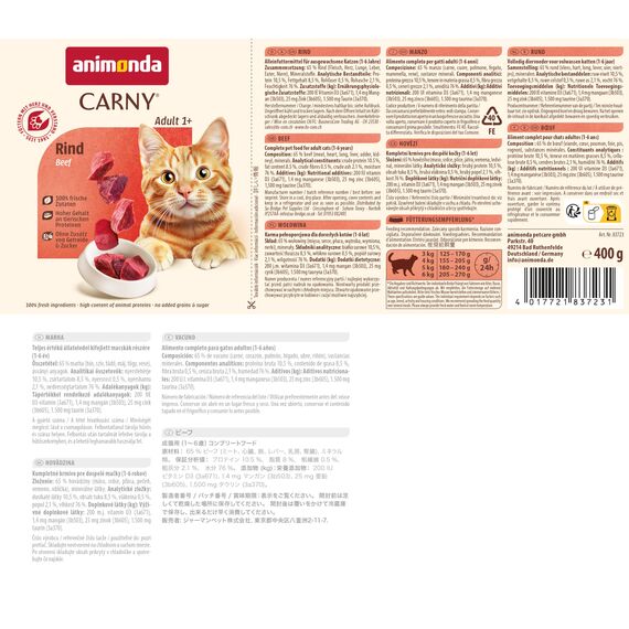 Animonda Carny 83350 Adult Mix1 6 x 400 g