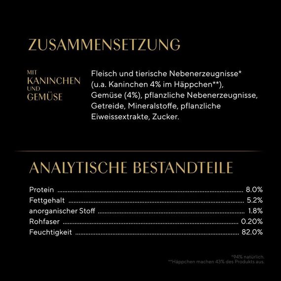 SHEBA Schale Nassfutter für Katzen Sauce Collection mit Kaninchen und Gemüse 2 x 11 x 85g