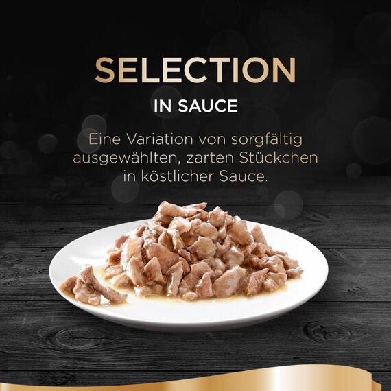SHEBA Adult Katzenfutter nass - 32x85g Schalen - Geflügel Variation in Sauce - Nassfutter für Katzen - 1 Großpackung