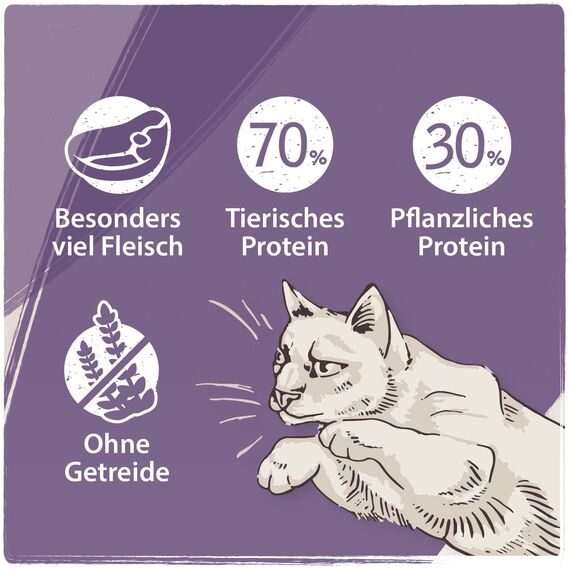 Venandi Animal - Premium Trockenfutter für Katzen - Pferd, 1er Pack (1 x 1,5kg), getreidefrei
