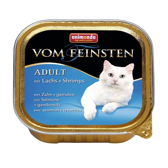 animonda vom Feinsten Katzenfutter nass mit Pute + Kaninchen (32 x 100g), getreidefreies Katzenfutter nass ohne Zucker, mit frischen, fleischigen Zutaten