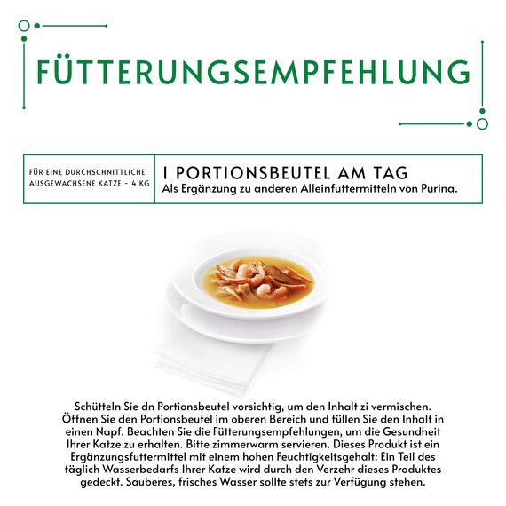 Gourmet Crystal Soup für Katzen mit naturbelassenem Thunfisch und Garnelen, 32er Pack (32 x 40g)