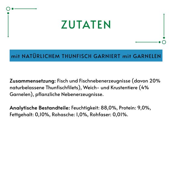 Gourmet Crystal Soup für Katzen mit naturbelassenem Thunfisch und Garnelen, 32er Pack (32 x 40g)