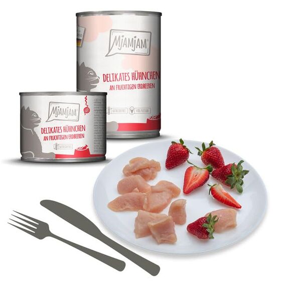 MjAMjAM - Premium Nassfutter für Katzen - Mixpaket 6 für deine Katze, 6er Pack (6 x 400 g), getreidefrei mit extra viel Fleisch