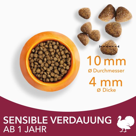 IAMS Sensible Verdauung Katzenfutter trocken - Trockenfutter für Katzen mit empfindlichen Mägen ab 1 Jahr, 3 kg