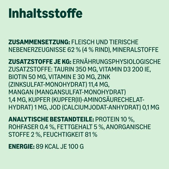 by Amazon Nassfutter für Katzen, Pastete mit Rindfleisch, 100g, 16er-Pack