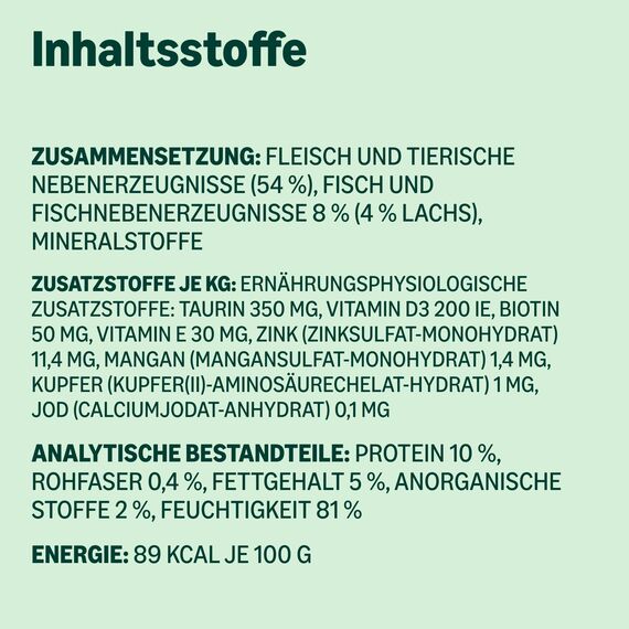 by Amazon Nassfutter für Katzen, Pastete mit Lachs, 100g, 16er-Pack
