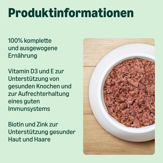 by Amazon Nassfutter für Katzen, Pastete mit Rindfleisch, 100g, 16er-Pack