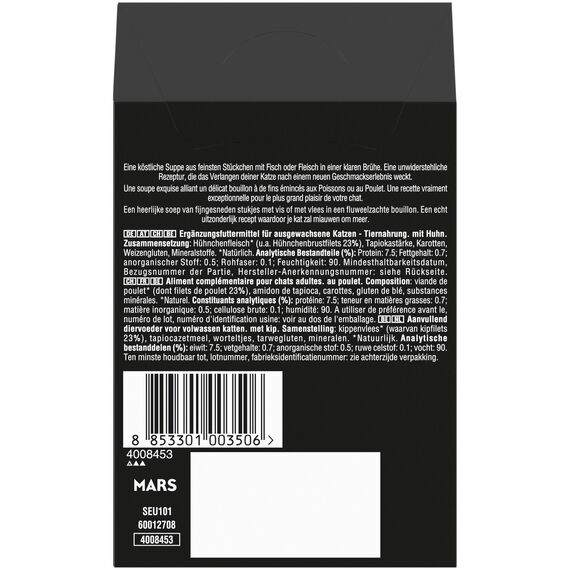 SHEBA Soup Adult Katzen-Nassfutter Portionsbeutel mit Huhn 10 x 4 x 40g, 40er Pack