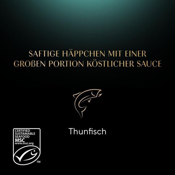 Sheba Sauce Collection Katzen Nassfutter im Portionsbeutel mit Lachs (MSC) 28x85g