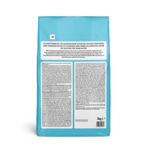 by Amazon Trockenfutter für Katzen, mit Lachs, Thunfisch und Gemüse, 3kg