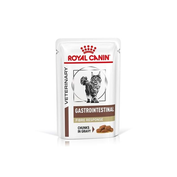 Royal Canin Gastro Intestinal Fibre Response | 12 x 85 g | Diät-Alleinfuttermittel für Adulte Katzen | Für Katzen mit chronischer Verstopfung oder ähnlichen Magen-Darm-Problemen