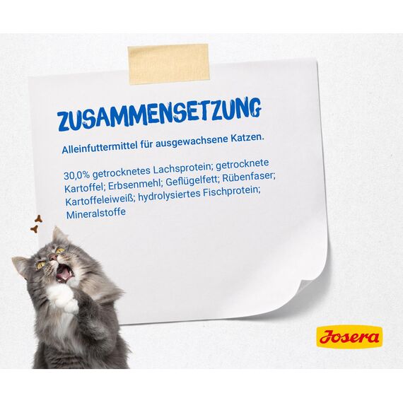JOSERA Marinesse (1 x 2 kg) | Adult | Premium Trockenfutter für ausgewachsene allergische Katzen | Lachs, Kartoffel & Erbse als ausgesuchte Proteinquellen | getreidefrei | Katzenfutter | 1er Pack