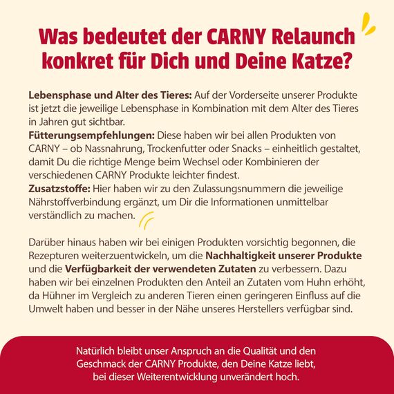 animonda Carny Katzen Nassfutter Senior Rind + Huhn + Käse (6 x 200g), Katzenfutter nass ohne Getreide ohne Zucker für Katzen ab 7 Jahren mit frischen und fleischigen Zutaten