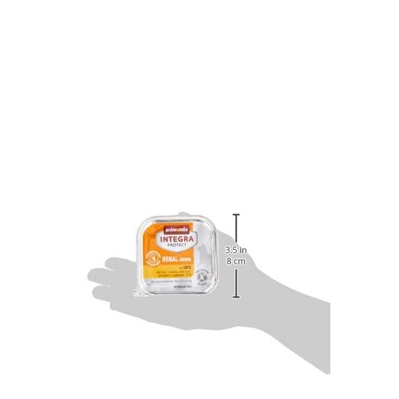 animonda INTEGRA PROTECT Katzenfutter nass Renal (Nieren) Ente (16 x 100g), vom Tierarzt empfohlen bei Niereninsuffizienz, mit Veterinären entwickeltes Diätalleinfutter für erwachsene Katzen