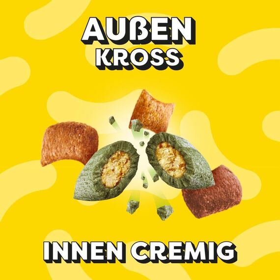 DREAMIES SHAKE UPS Multivitamins Geflügel Picknick, Katzenleckerlis im Portionsbeutel - 55g (6 Beutel)