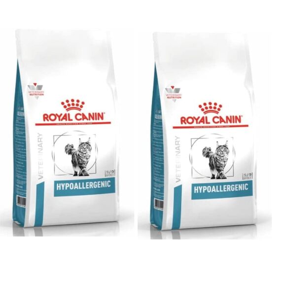 Royal Canin Veterinary Hypoallergenic | Doppelpack | 2 x 400 g | Diät-Alleinfuttermittel für ausgewachsene Katzen | Zur Minderung von Allergien und Nährstoffintoleranzerscheinungen