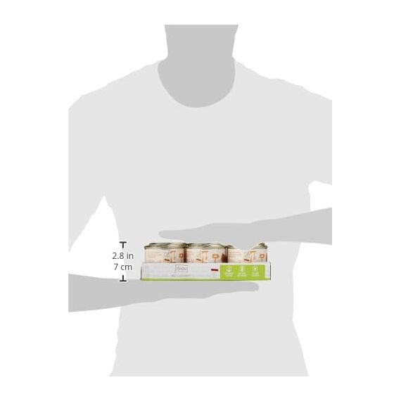 MjAMjAM - Premium Nassfutter für Katzen - purer Fleischgenuss - saftiges Hühnchen pur, 6er Pack (6 x 200 g), getreidefrei mit extra viel Fleisch