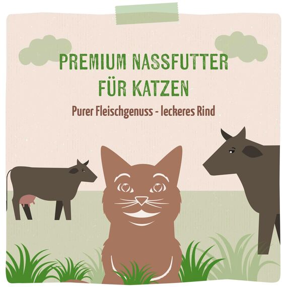 MjAMjAM - Quetschie - purer Fleischgenuss - leckeres Rind pur 12 x 125 g