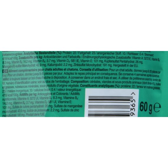 DREAMIES Katzensnacks - 6x60g - mit Pute - Traumhaft knusprige Katzen Leckerlies mit zarter Füllung (Packung mit 2)