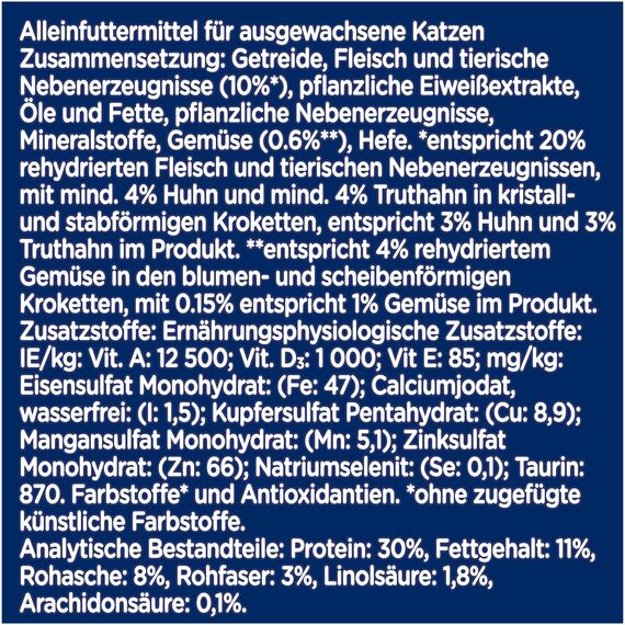 FELIX Farmhouse Sensations Katzenfutter trocken, mit Huhn und Truthahn, 2er Pack (1 x 1kg)
