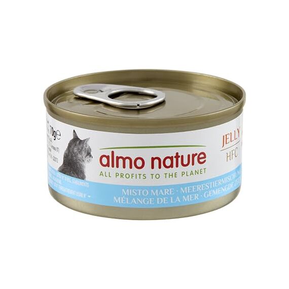 almo nature Megapack Katzenfutter nass - Meerestieremischung - 6 x 70g