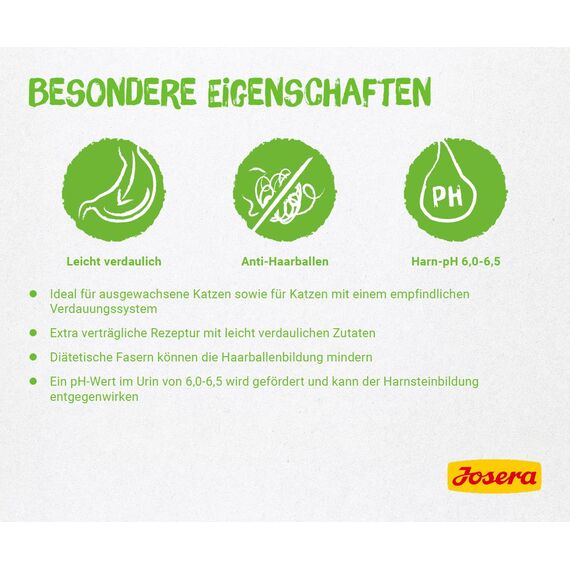 JOSERA SensiCat (1 x 2 kg) | Adult | Premium Trockenfutter für ausgewachsene empfindliche Katzen | Geflügel & Reis | extra verträgliche Rezeptur | weizenfrei | Katzenfutter | 1er Pack