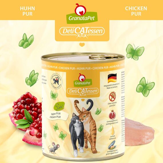 GranataPet DeliCatessen Multipack 3 ohne Fisch, 1er Pack (1 x 4.8 Kg), Nassfutter für Katzen, Katzenfutter für Feinschmecker, Futter ohne Getreide & ohne Zuckerzusätze