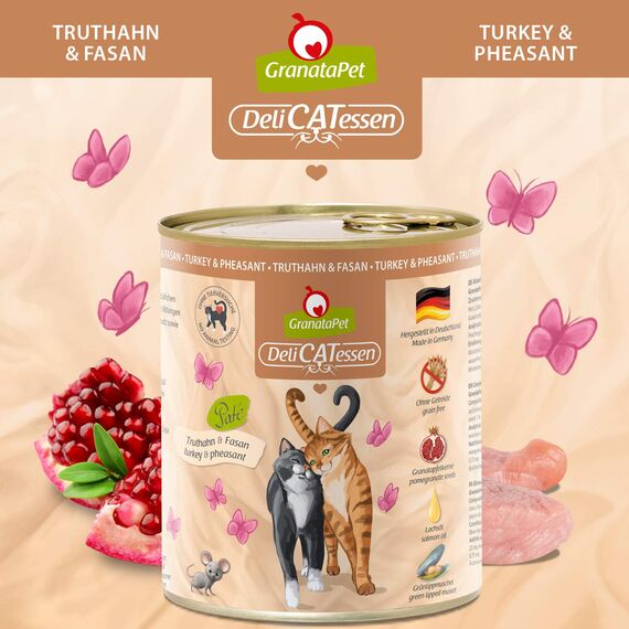 GranataPet DeliCatessen Multipack 3 ohne Fisch, 1er Pack (1 x 4.8 Kg), Nassfutter für Katzen, Katzenfutter für Feinschmecker, Futter ohne Getreide & ohne Zuckerzusätze
