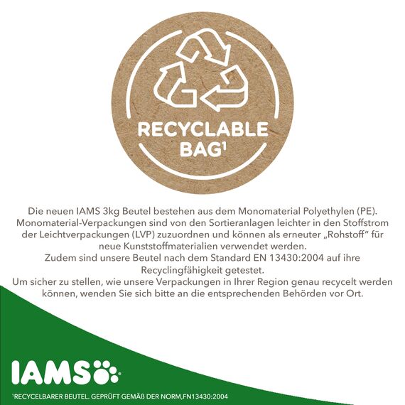 IAMS Katzenfutter trocken mit Lamm - Trockenfutter für Katzen im Alter von 1-6 Jahren, 1,5 kg