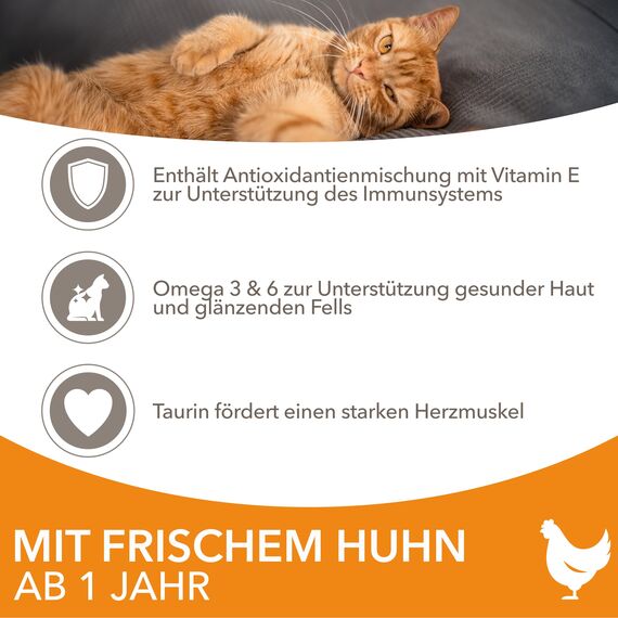 IAMS Katzenfutter trocken mit Huhn - Trockenfutter für Katzen im Alter von 1-6 Jahren, 10 kg