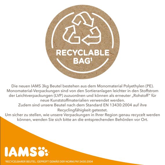 IAMS for Vitality Katzenfutter trocken Huhn - Trockenfutter für Katzen im Alter von 1-6 Jahren, 1,5 kg