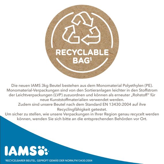 IAMS for Vitality Katzenfutter trocken mit Thunfisch - Trockenfutter für Katzen im Alter von 1-6 Jahren, 3 kg