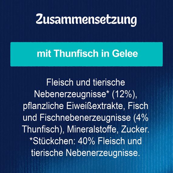 Felix So gut wie es aussieht Katzenfutter nass in Gelee, mit Thunfisch, 26er Pack (26 x 85g)