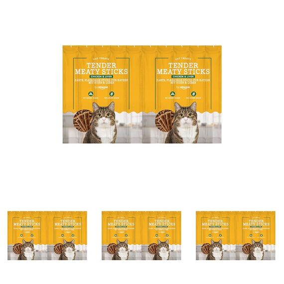 by Amazon Cat Sticks Huhn & Leber 50g (Packung mit 4)