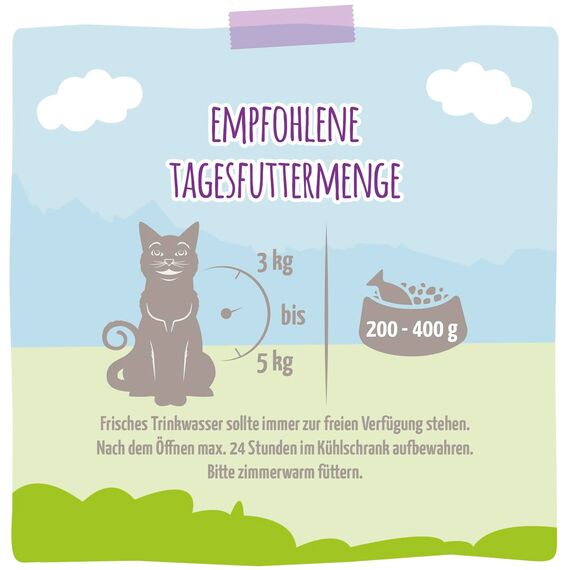 MjAMjAM - Premium Nassfutter für Katzen - schmackhafter Truthahn an leckeren Möhrchen, 6er Pack (6 x 800 g), getreidefrei mit extra viel Fleisch