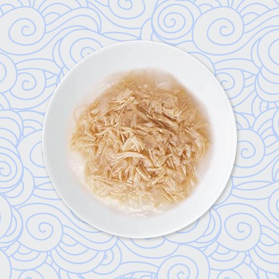 INABA Ciao Broth Katzenfutter Nass 88% Feuchtigkeit und Vitamin E, Premium Katzensuppe mit Huhn & Jakobsmuschel 40 g (2er Pack), 100% natürliches Fleisch, Getreidefrei, Zuckerfrei