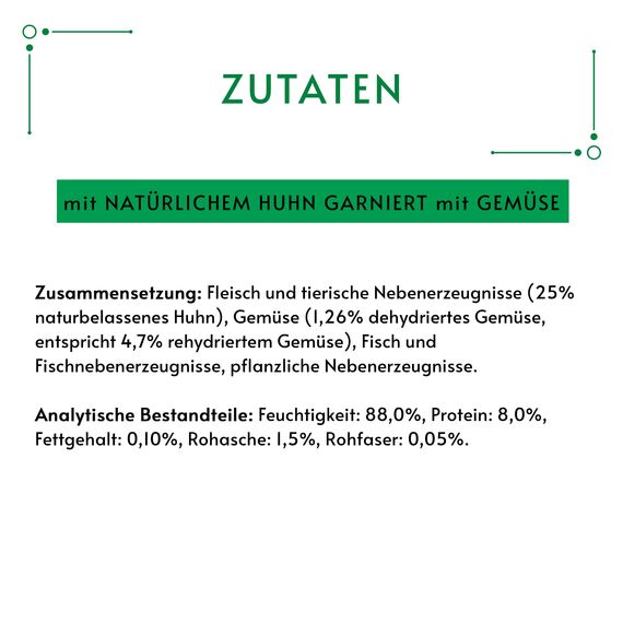 Gourmet Crystal Soup für Katzen mit naturbelassenem Huhn und Gemüse, 32er Pack (32 x 40g)