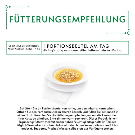 Gourmet Crystal Soup für Katzen mit naturbelassenem Huhn, 32er Pack (32 x 40g)