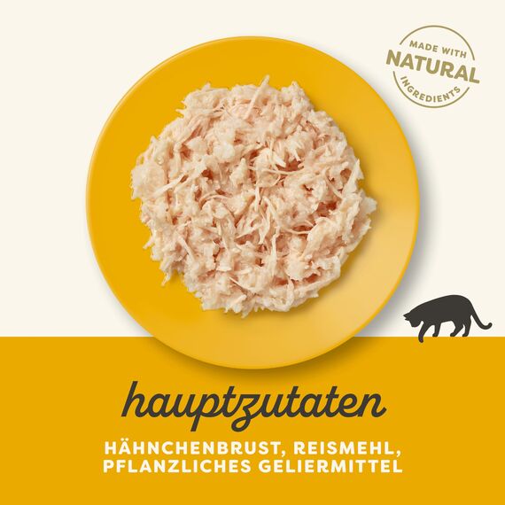 Applaws Natural Chicken Breast in Jelly Wet Cat Food for Adult Cats – Packung mit 24 x 70 g Dosen